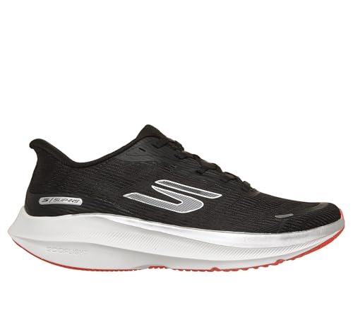 Skechers Men's Aero Pulse Slip-In Running Shoes 8.5 Wide Black