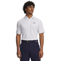 Under Armour Men's Matchplay Golf Polo Large White / Pitch Gray - Breathable Sportswear