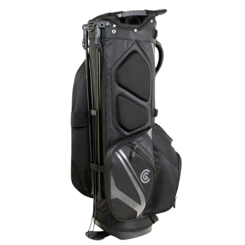 Cleveland Golf Lightweight Stand Bag Black/Black 14-Way Organizer & Cooler Pocket