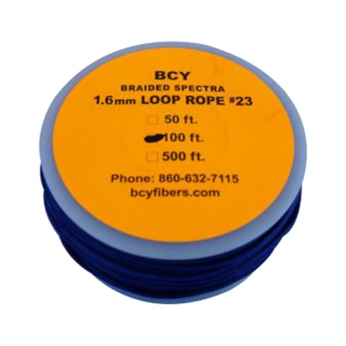 Neon Green 100 ft Braided Rope Loop - Heavy Duty Spectra Cover