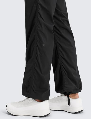 X-Small Fleece Lined Casual Pants for Women - Black, 30 Inch Inseam