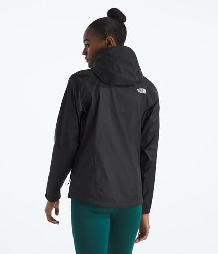 The North Face Women's Venture 2 Waterproof Hooded Rain Jacket - Small, Black