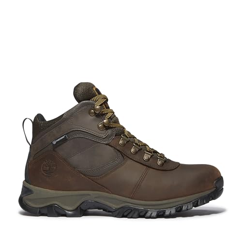 Men's Waterproof Hiking Boots - Timberland Mt. Maddsen 9.5 Dark Brown Full Grain