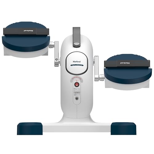 Motorized Under Desk Exercise Bike for Seniors & Adults - Portable Pedaler with Remote & LED Display