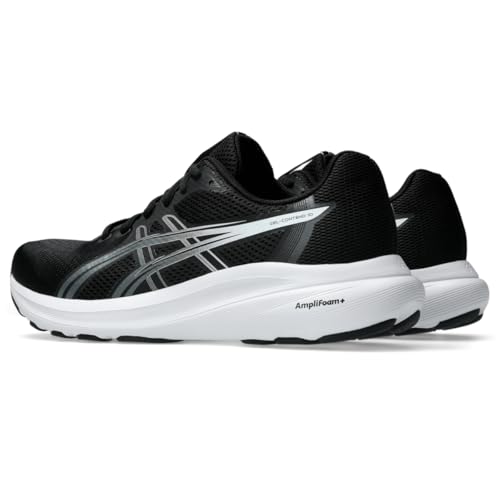 ASICS Men's Gel-Contend 10 Running Shoes - Black/White, Size 10.5