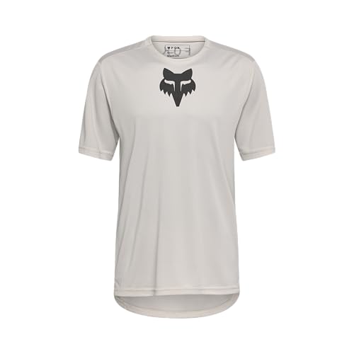 Fox Racing Men's Ranger Short Sleeve Mountain Bike Jersey - Vintage White, X-Large