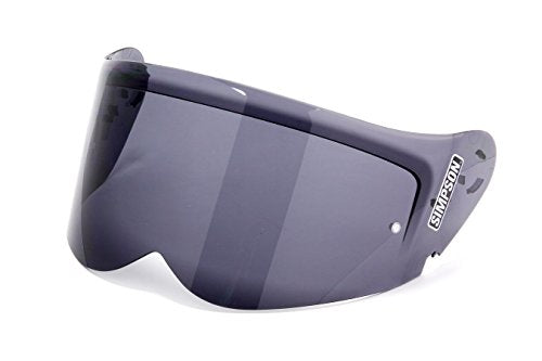 Motorcycle Helmet Shield Dark Smoke for Simpson Ghost Bandit Series - Easy Installation