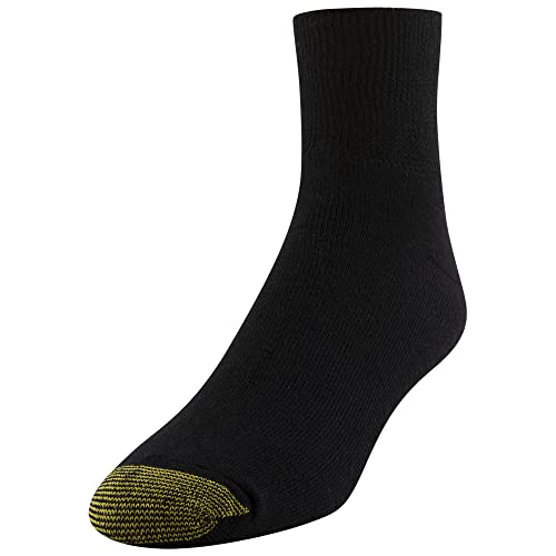 X-Large Black Men's Non-Binding Quarter Socks 3-Pair Set | Bamboo & Odor-Resistant