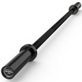 HANDBODE 4 ft Olympic Barbell Black 500 lb Capacity - Compact Weightlifting Bar