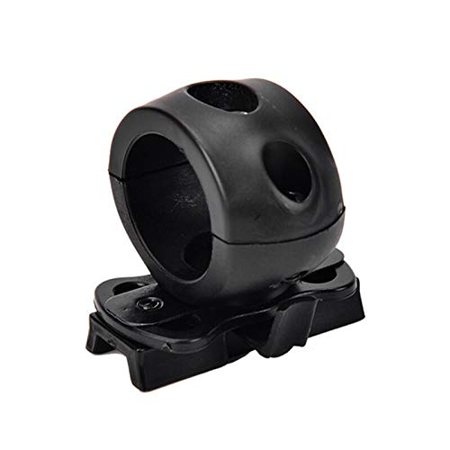 ArmorMason Rotating Flashlight Mount for Tactical Helmet (Black, 25mm / 1")