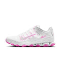 Nike Women's Reax 8 TR Mesh Training Shoes - White/Metallic Silver/Pink, Size [Insert Size]