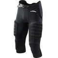 COOLOMG Adult Men's Football Pants with 7 Integrated Pads - Small Black