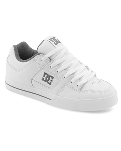 DC Mens Low Top Skate Shoe White Size 11 - Casual Lace Up Sneakers