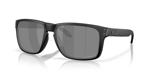 Men's Rectangular Sunglasses with Polarized Lenses - Matte Black, 61mm