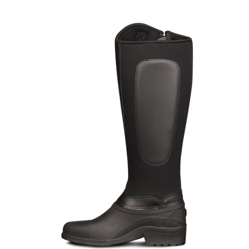 Ovation Women's Tall Winter Riding Boots Black 8 - Faux Fur Equestrian