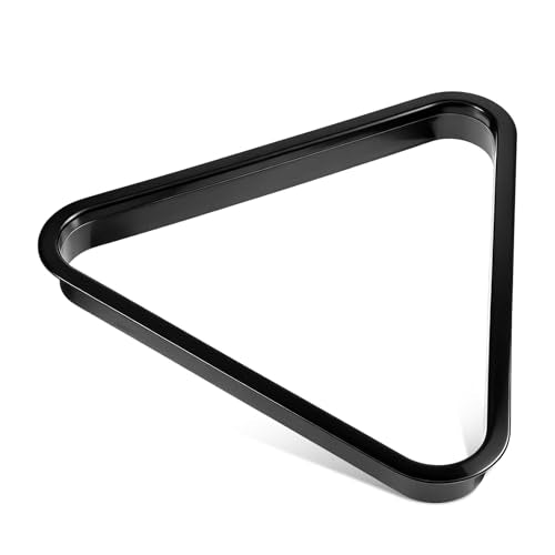 Plastic Billiard Ball Rack Triangle for Pool Table - Standard 2-1/4 Inch