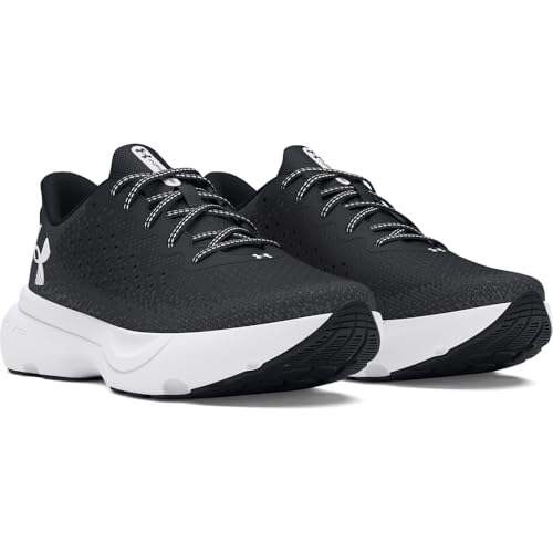 Under Armour Women's Infinite Running Shoes Black/White 9.5 - Breathable & Cushioned
