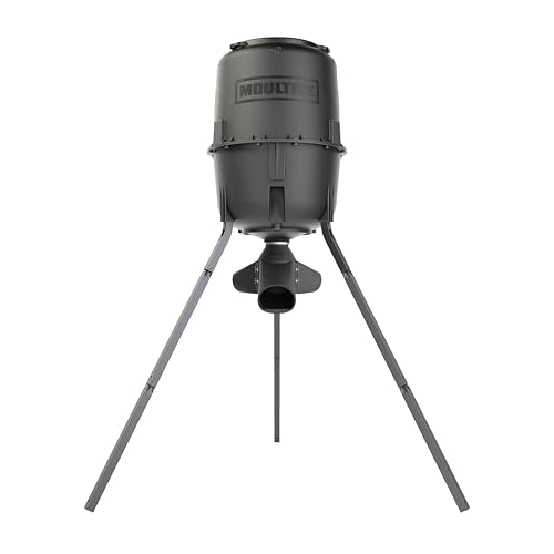 Moultrie Gravity Deer Feeder - 250 lb Capacity Tripod Game Feeder - No Power Needed