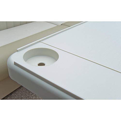 28x16x26 Inch Off-White Marine Rectangular Table Kit - Boat Accessory