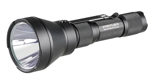 Streamlight MegaStream HP 1350-Lumen Tactical Flashlight with USB-C, Holster, Black - Portable EDC Light