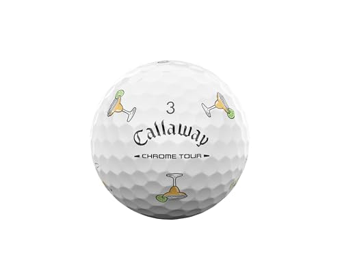 Callaway Chrome Tour 2026 Golf Balls - Truvis Cocktails, One Dozen