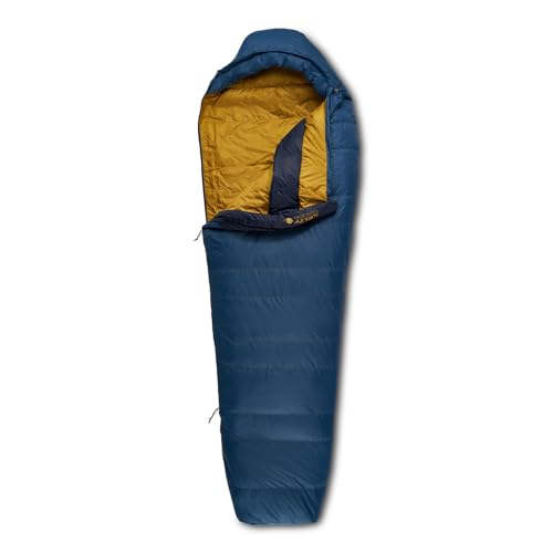 Kelty Cosmic 20 Dark Blue Sleeping Bag for Backpacking - 550 Fill Power, Recycled Fabrics, PFAS-Free DWR, Designed in Colorado
