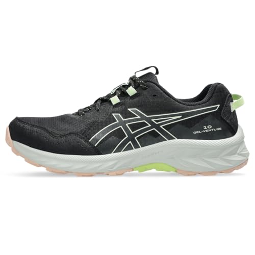 ASICS Women's Gel-Venture 10 Running Shoes Size 8.5 Black Green