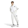 adidas Men's Z.N.E. Full-Zip Hoodie Jacket - Medium White