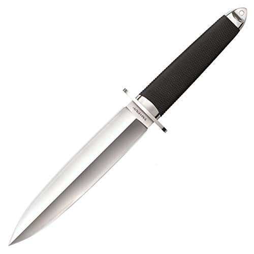 Cold Steel Tai Pan Fixed Blade Knife with VG-10 San Mai Steel & Secure-Ex Sheath - 7.5" Spear Point, Kray-Ex Handle, Tactical Survival Knife