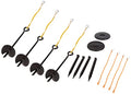 Outdoor Volleyball Sand Anchor Kit with Ground Stakes for Beach Play