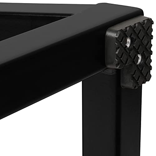 Retrospec Matte Black 18-Inch Plyo Box for Home Gym, Jump & Strength Training