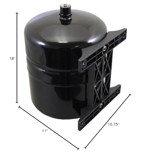5 Gallon Reverse Osmosis Storage Tank with Wall Mount Bracket 1/2" Female NPT