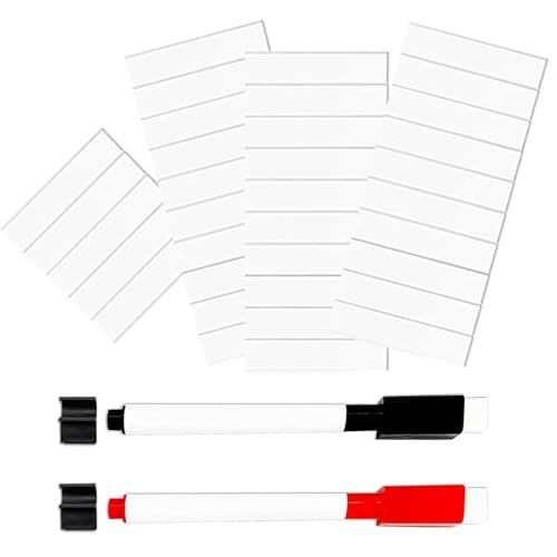 60 Pcs Magnetic Baseball Lineup Labels for Whiteboards & Refridgerators