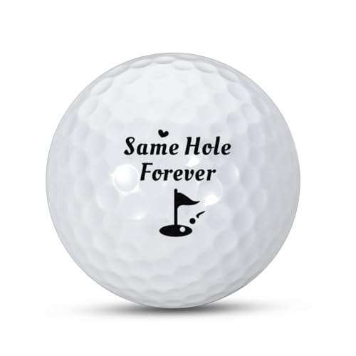 Golf Ball Bachelor Party Favor - Same Hole Forever - Funny Groomsmen Gift