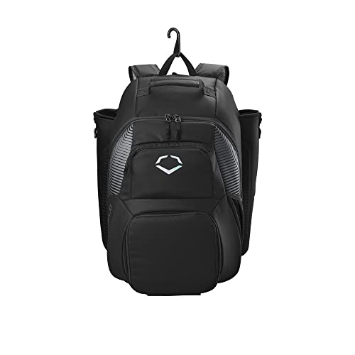 EvoShield Baseball Backpacks - Tone Set Black Sports Bag for Players