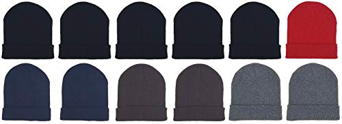 Winter Knit Gloves & Beanies Neck Gaiters Set Assorted 72 Pcs Winter Accessories