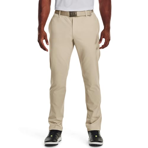 Under Armour Men's Golf Pants 32W x 32L Khaki Base Slim Fit