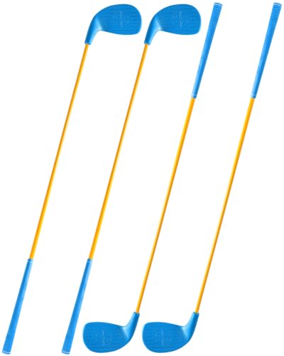 4 Pack Backyard Golf Clubs for Adults, Oversized 36" Carbon Shaft Set, Blue