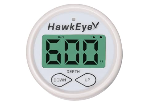 DepthTrax 2B Boat Mount In-Dash Digital Depth Finder - 600 Feet