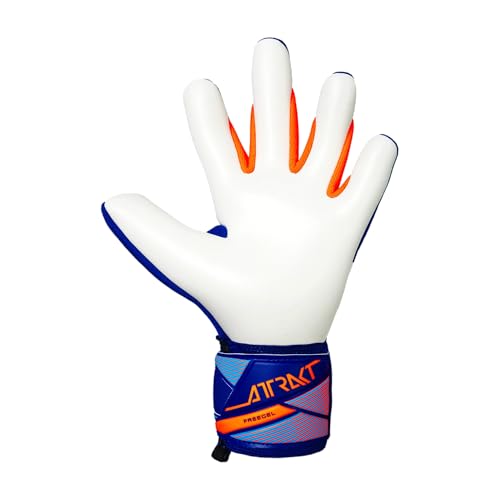 Soccer Goalie Gloves - Reusch Attrakt Freegel Advance, Durable & Flexible, Size 7
