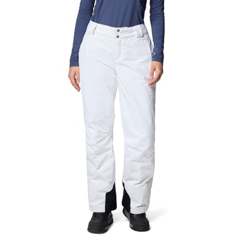 Columbia Bugaboo II Snow Pants - Large White Waterproof Insulated Women's Ski Trousers