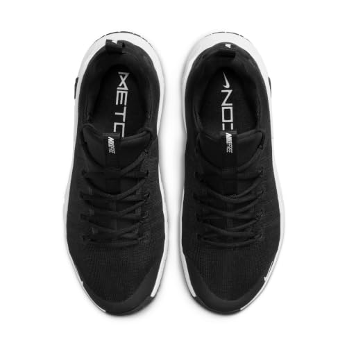 Nike Women's Free Metcon 6 Training Shoes Black/White 8 - Flexible & Stable Workout Sneakers