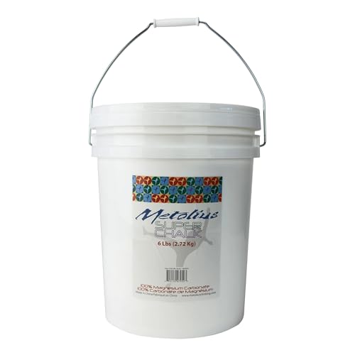 Metolius Super Chalk for Climbing - 6 Gallon Reusable Carbonate