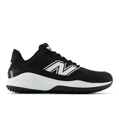 New Balance Men's Fresh Foam 3000 V7 Turf Trainer - Black Synthetic/White, Size 9