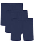 Girls Bike Shorts Kids Cartwheel Biker Shorts Under Dress Clothes Navy 12-14 Years