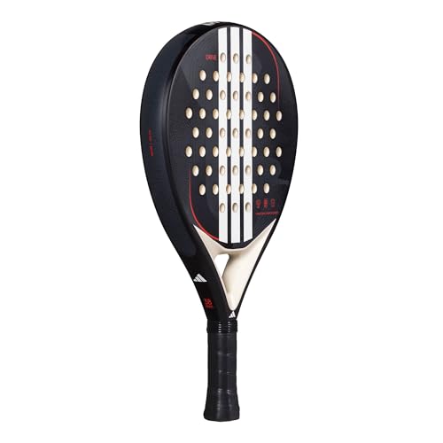 Adidas Drive Padel Racket Black - Control & Power with Carbon & Fiberglass