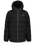 Under Armour Boys' X-Large Pronto Hooded Puffer Jacket - Black, Warm Outerwear