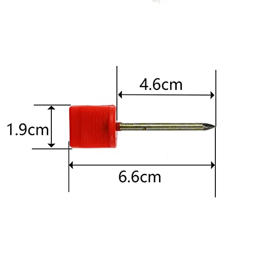 12 Pack Archery Target Pins for Holding Target Face Paper on EVA Foam - Sturdy Plastic & Steel