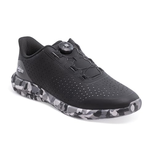 Men's Bowling Shoes with #8 Slide Pad - Black/Camo 11.5 - Right Hand