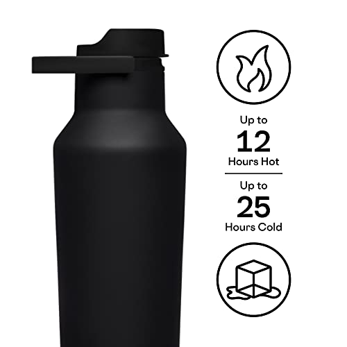 Corkcicle Sport Canteen 20oz Water Bottle Pink Hydrangea - Insulated & Leakproof
